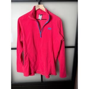 Helly Hansen Pink Pullover Quarter Zip Fleece Size XL